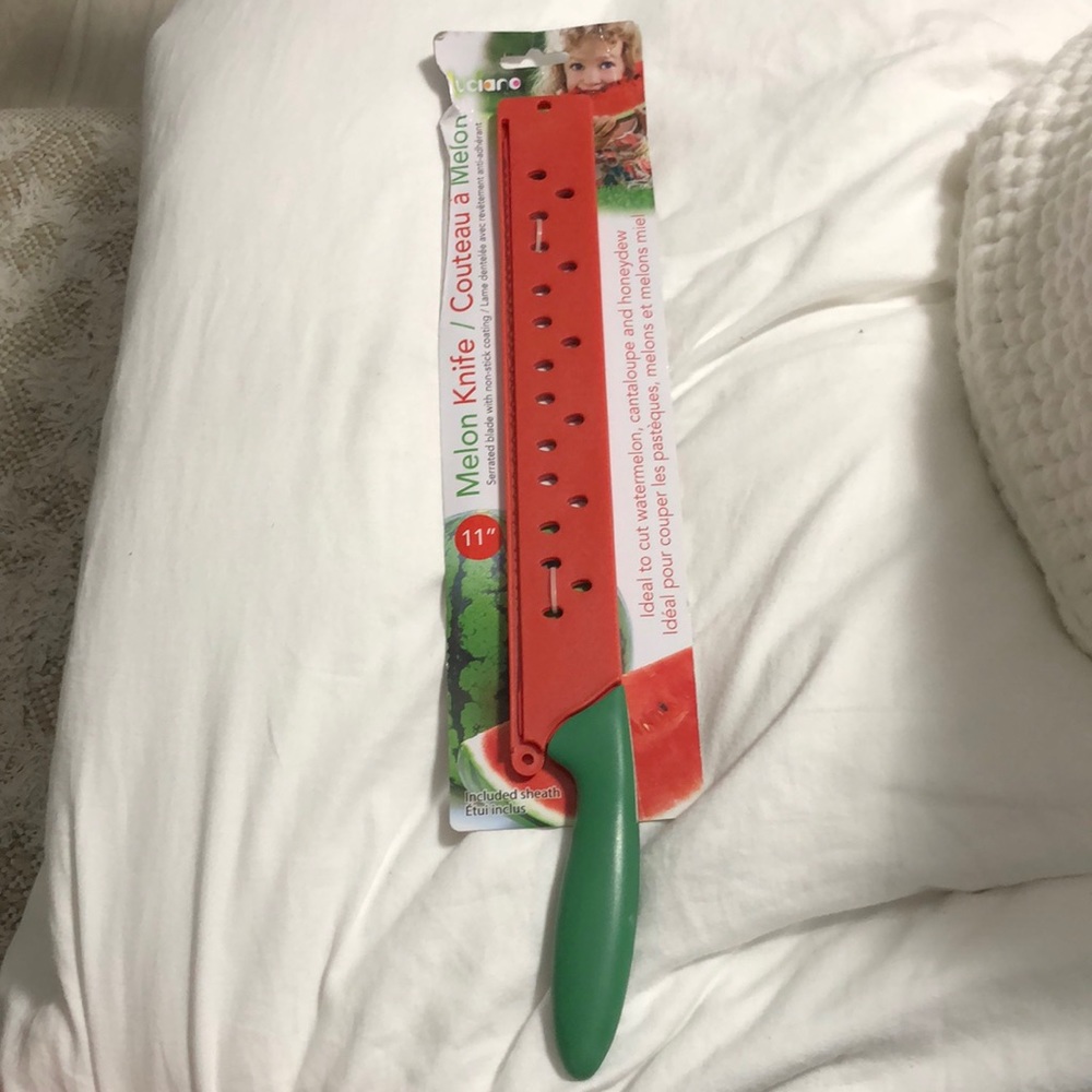 5 for $25. Melon knife. 11” serrated blade.